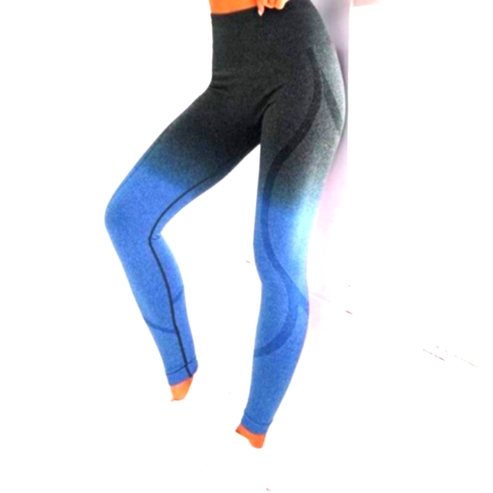 (M)🆕️🧘‍♀️🔥Ombre Seamless Highwaist Leggings🔥 Waist 14"xL33"